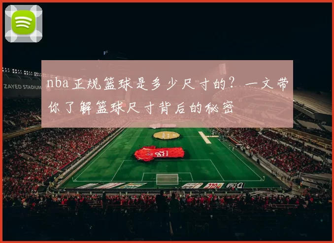 nba正规篮球是多少尺寸的？一文带你了解篮球尺寸背后的秘密